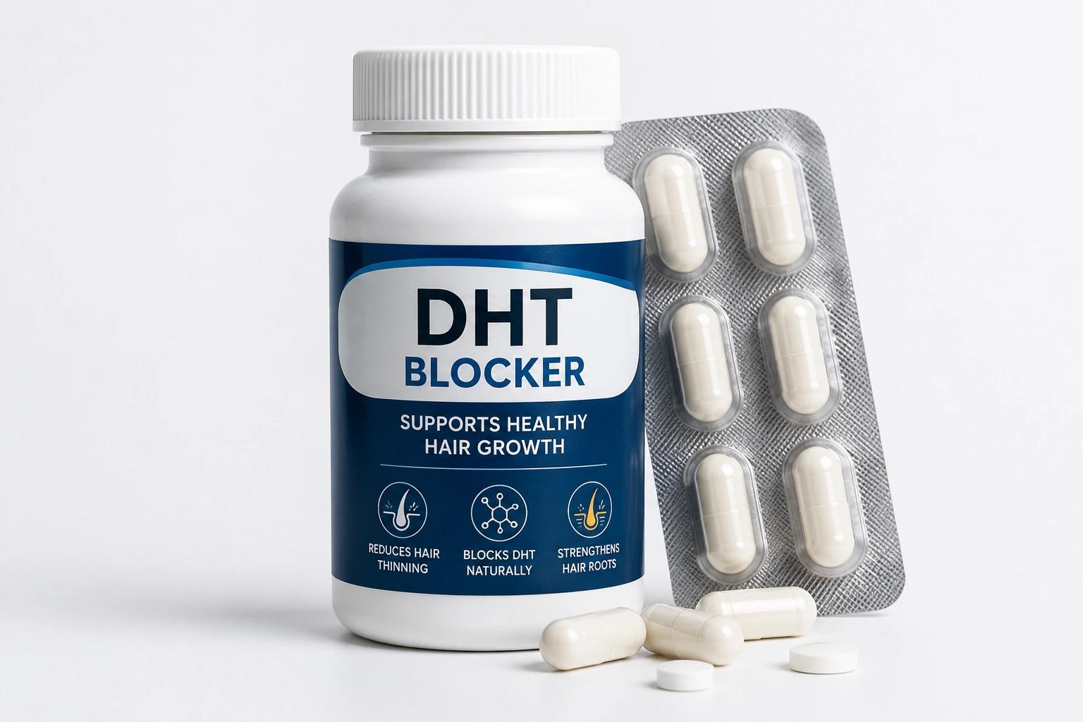 DHT blocker medicines for hair loss — finasteride and dutasteride