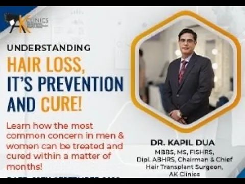 Hair Loss & It’s Prevention, webinar on Hair Loss by Dr Kapil & Aman Dua